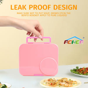 Aohea Boîte à lunch multifonctionnelle <span class=keywords><strong>pour</strong></span> enfants Rétention de chaleur et de froid Boîte à lunch étanche sans BPA <span class=keywords><strong>pour</strong></span> les <span class=keywords><strong>repas</strong></span> scolaires et les pique-niques. - Product Image 4