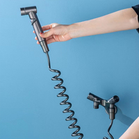 Douchette WC murale moderne en laiton professionnel, écologique, avec interrupteur indépendant 3 voies