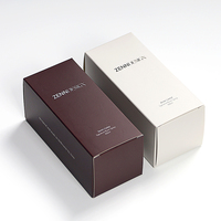 Boîte en carton personnalisée de luxe pour cosmétiques et soins de la peau, impression UV à feuille d'or, recyclable, pour crèmes visage et fards à joues