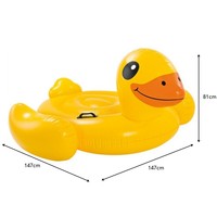 Nouveau design Canard en caoutchouc jaune Waterplay Enfants adultes Flotteurs de piscine gonflables pour enfants
