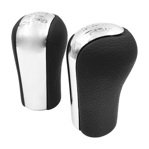 Pommeau de levier de vitesse en cuir noir ergonomique pour Corolla à transmission manuelle - Product Image 1