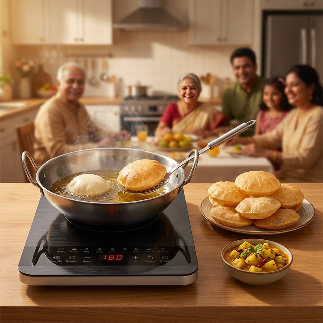 New Hot Sale Single Burner Induction Cooker Portable for Household 1950W High Power Large Electric Stove with Timer KI02016