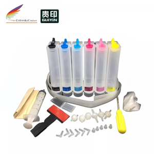 Kit CISS Universel 6 Couleurs avec Accessoires pour Cartouche d'Encre Jet d'Encre pour <span class=keywords><strong>Epson</strong></span>, Brother, HP, Samsung, Lexmark - Product Image 1