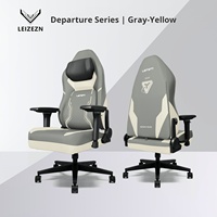 Chaise de jeu inclinable réglable, ergonomique, dossier haut, en cuir, chaise de bureau pour ordinateur avec accoudoirs 4D pour la maison, le bureau, la console PC