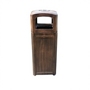 Outdoor Fiberglass Vertical <strong>Trash</strong> <strong>Can</strong> Scenic Area Community Environmental Protection Sanitation Sorting Cylinder - Product Image 1
