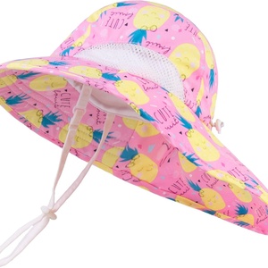 Adjustable Bucket Hat for Adults Travel Beach Ski Fishing Sun Protection with Bowknot Rose <b>Red</b> Casual Unisex - Product Image 4