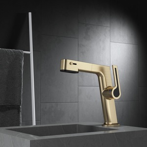 Robinet de lavabo extractible, modèle intelligent amélioré, robinet d'eau chaude et froide avec flux d'eau vers le haut et commutation libre - Product Image 4