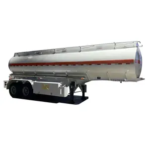 Export Kwaliteit Vloeibare Olie Tank Diesel 3 Assen 45000l 45m3 Brandstoftanker Oplegger Met 6 Compartimenten