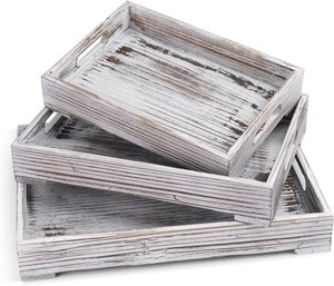 Plateau <span class=keywords><strong>de</strong></span> Service alimentaire en bois rustique Rectangle <span class=keywords><strong>de</strong></span> Logo personnalisé chinois pour la nourriture <span class=keywords><strong>de</strong></span> cuisine - Product Image 1