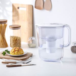 Pichet de filtre à eau alcalin de 10 tasses, usine Premium OEM Compatible avec le filtre à eau alcalin réduit le chlore métal lourd - Product Image 4