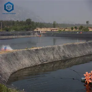 Produk Pekerjaan Tanah Geommembran Tangki Air Peternakan Udang Mengambang Liner Akuarium Kolam Liner HDPE Halus Geommembran