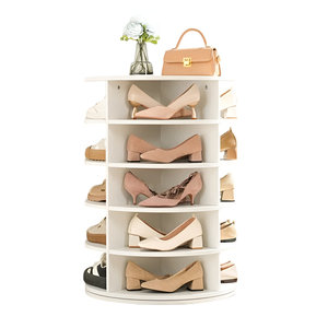 OEM Vietnam Furniture High Quality Modern Design 360 Rotating <b>Shoe</b> <b>Cabinet</b> with 5-Tiers and 20 Pairs for Living Room Bedroom - Product Image 6