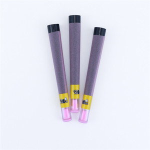 Pink Cigarette Rolling Paper <b>Smoking</b> Glass Rolled Cone Glass Filter Tip Pre-Made Rolled Cones with Silicone Plug and Filter Mesh - Product Image 2