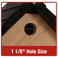 Suspendu Durable Nouveau Type De Mode Pet En Plein Air En Bois Maison D'oiseau Bon Prix pour Qualité Bois Nichoir