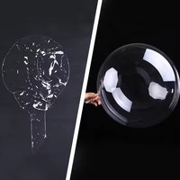 Vente en gros 10 pouces 18 pouces 24 pouces 36 pouces hélium clair bobo ballons mariage fête d'anniversaire décoration adulte enfants faveur jouet
