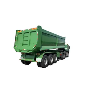 Snelle Levering Zware Achterste Dump Trailer Dump Truck Achter Kiepwagen