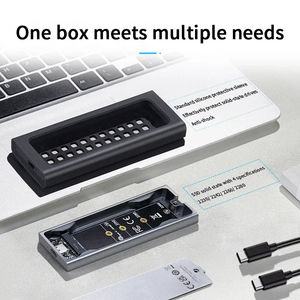 علبة الوسادة Lexus SSD حالة E6 <span class=keywords><strong>M</strong></span>.<span class=keywords><strong>2</strong></span> NVMe نوع ج محرك الأقراص الصلبة حالة 10Gbps ل <span class=keywords><strong>M</strong></span>.<span class=keywords><strong>2</strong></span> SSD 2230/2242/2260/2280 - Product Image 3