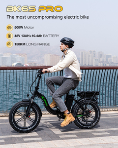Bicicleta Plegable KOOLUX BK6S PRO 250W, Fatbike, 40km/h, Motor Trasero sin Escobillas, Batería de Litio de 48V 13AH, 6 Velocidades, Hierro, BK6S PRO Litio - Product Image 2
