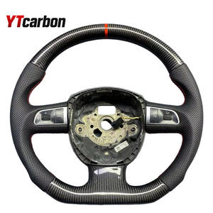 <span class=keywords><strong>Volante</strong></span> de coche YTcarbon apto para A3 <span class=keywords><strong>A4</strong></span> A5 B8 A6 Q5 Q7 S5 S4 <span class=keywords><strong>2005</strong></span> a 2011 <span class=keywords><strong>volante</strong></span> de fibra de carbono Real - Product Image 6