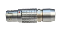 Connecteur circulaire mâle LANSI FGG.2B.304.CLAD72 à 4 broches, 15A, avec coupelle à souder, pour LEMO