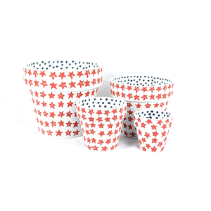 Elegante <span class=keywords><strong>maceta</strong></span> de cerámica con patrón de estrella de cinco puntas, macetas rojas para interiores/exteriores para cultivar rosas - Product Image 2
