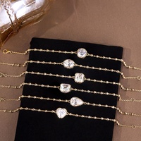 Bracelet en moissanite taille émeraude 2 carats, bijoux en argent 925 plaqué or 14 carats, couleur D, moissanite VVS1 pour femme