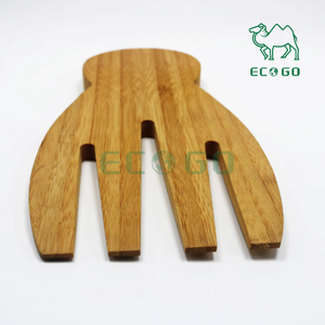 Accessoires de conception spéciale en bois naturel Costume de mains de salade de bambou de cuisine pour l'utilisation de salade de cuisine - Product Image 5