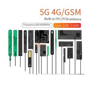 هوائي داخلي عالي الكسب 5 ديسيبل واسع النطاق 2.4 جيجاهرتز و5.8 جيجاهرتز لشبكات الجيل الخامس والرابع وLTE وGSM وGPRS وWCDMA وأجهزة التوجيه ووحدات إنترنت الأشياء - Product Image 2