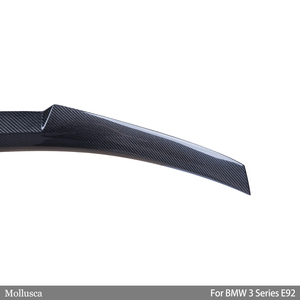 สปอยเลอร์หลังคาร์บอนไฟเบอร์ทรง M3 M4 สำหรับรถ BMW ซีรีส์ 3 E92 Coupe&E92 M3 ปี 2005-2013 - Product Image 5