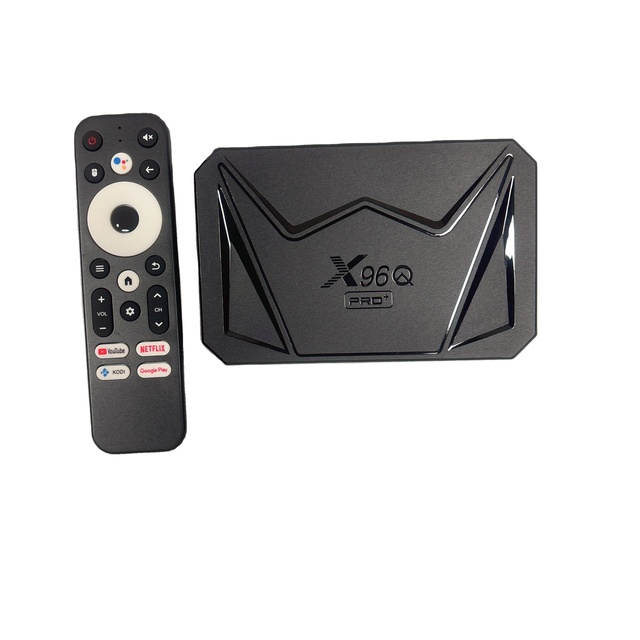 Best Octa Core Android 14 X96Q PRO+ 4GB RAM 32GB ROM 1000M LAN Dual Band WiFi 8K ATV Android TV Box