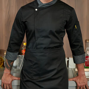 Nouveaux modèles de blouses de chef à manches longues, uniforme de chef, veste de cuisinier - Product Image 6