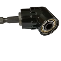 Adaptador de mango hexagonal de 105 grados PMS a varilla de extensión de cabeza cuadrada, destornillador neumático a llave de vaso, junta de conversión de 1/2, 3/8, 1/4