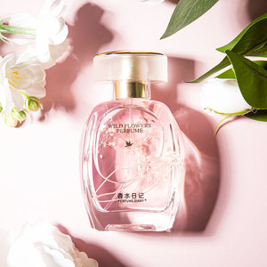 Parfum ODDIS aux fleurs sauvages longue durée, senteur violette et fraise, arôme français, flacon transparent 50ml, vaporisateur, approvisionnement en gros - Product Image 2