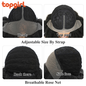 Tổng hợp bện tóc giả tóc vàng tự nhiên glueless Cosplay ren tóc giả ngắn Crochet tóc ren phía trước tóc giả với những tiếng nổ cho phụ nữ da đen - Product Image 4