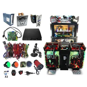 Indoor Amusement Park Coin Operated Video Game Simulator Razing Storm Gun Shooting Game DIY Kit Arcade Machine For Sale