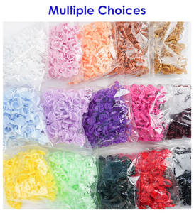 Vente en gros de nouveaux anneaux d'extension de cils en forme de fleur en forme de coeur <span class=keywords><strong>noir</strong></span> nu <span class=keywords><strong>blanc</strong></span> rose violet - Product Image 5