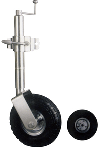 Ruedas de Soporte para Remolque, <span class=keywords><strong>Rueda</strong></span> de Soporte para Caravana con Ruedas Neumáticas de 10 Pulgadas - Product Image 5