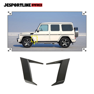 สำหรับรถยนต์เมอร์เซเดส-เบนซ์ จีคลาส W463 <span class=keywords><strong>G63</strong></span> AMG วากอน ปี 2019 ขึ้นไป ชุดแต่งครีบระบายอากาศข้างตัวถังคาร์บอนไฟเบอร์ - Product Image 1