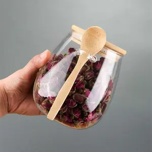 Récipients hermétiques pour pots de stockage des aliments <span class=keywords><strong>pot</strong></span> en verre avec couvercle récipient scellé boîtes de sucre et de thé pots de café de cuisine hermétiques - Product Image 6