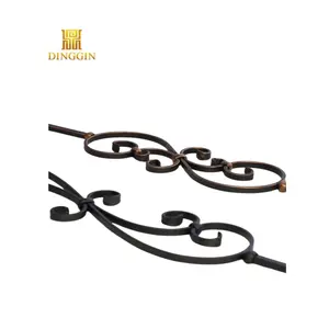 Popular Sale Wholesale Classic Style Wrought Iron Balusters For Stair Decorating