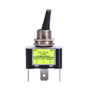 Ltjudi Auto <b>Switch</b> Asw-07D-2 12V 30A <b>Single</b> Pole <b>Single</b> Throw With Led <b>Light</b> For Car Retrofit Upgrade - Product Image 2