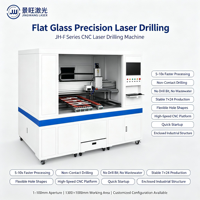 Machine de perçage laser CNC pour verre plat, pour meubles de salle de bain et équipements architecturaux, 100W 120W 200W