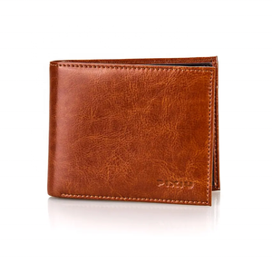 China Supply Handmade Genuine Leather <strong>Wallet</strong> for Men Color <strong>Matching</strong> <strong>Wallet</strong> Leather Case - Product Image 3
