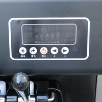 Machine à crème glacée automatique intelligente HELAXEN en acier inoxydable pour usage commercial |   Machine à glaces molles 3 saveurs, fonctionnement à une touche pour