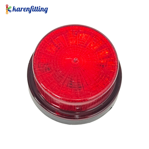 Luz de advertencia lateral LED duradera de 12/24V para camión, luz estroboscópica giratoria intermitente, impermeable, para remolque de coche-001 - Product Image 5