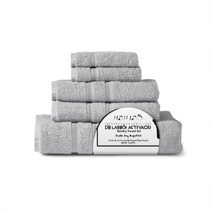 Juego de Toallas de Baño de Lujo DB, 6 Piezas, Algodón Jacquard Bordado, Secado Rápido, Uso Doméstico - Product Image 1