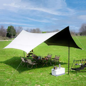 UPF50โพลีเอสเตอร์แบบพกพา210ตัน + ผ้าใบกันน้ำสำหรับตั้งแคมป์เต็นท์กลางแจ้งเต็นท์น้ำหนักเบากันฝนกันแดดกันแดดสำหรับการตั้งแคมป์ - Product Image 6