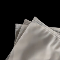 Sac en polyéthylène à fond carré transparent de taille personnalisée Cache-poussière ouvert Plastique PE laminé avec gravure Manipulation de surface