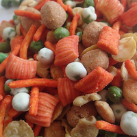 Snacks Mixtos Asiáticos Salados Horneados en Bolsa |   Proveedor de Mezclas de Aperitivos Semi-Suaves para Fiestas