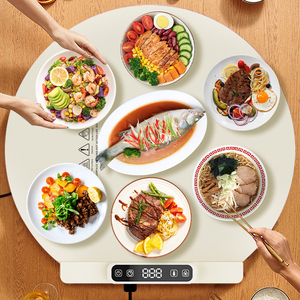 Portable Electric <strong>Warming</strong> <strong>Tray</strong> Foldable Keep Food Warm Heating Mat Silicone Food <strong>Warming</strong> Mat Color Box Coil English 6 Burners - Product Image 4